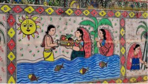 Coloured with the Devotion of Chhath Puja: Bihar’s Madhubani Art