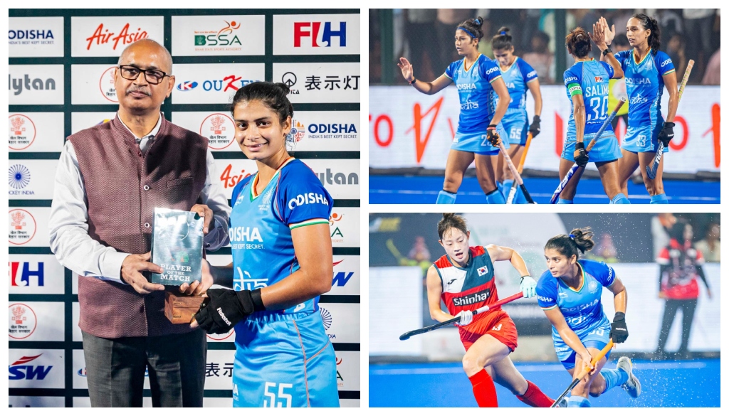 India Edges Korea 3-2 in Thrilling Clash at Rajgir in Women’s Asian Champions Trophy