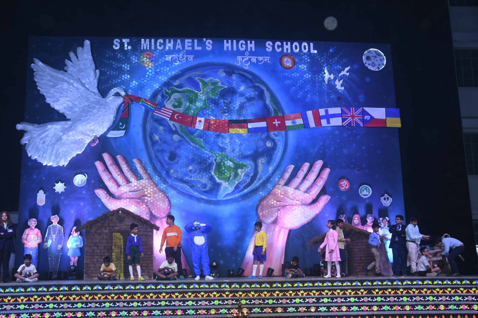 St. Michael’s High School Annual Day Celebrates Unity in Diversity with "Vasudhaiva Kutumbakam" Theme