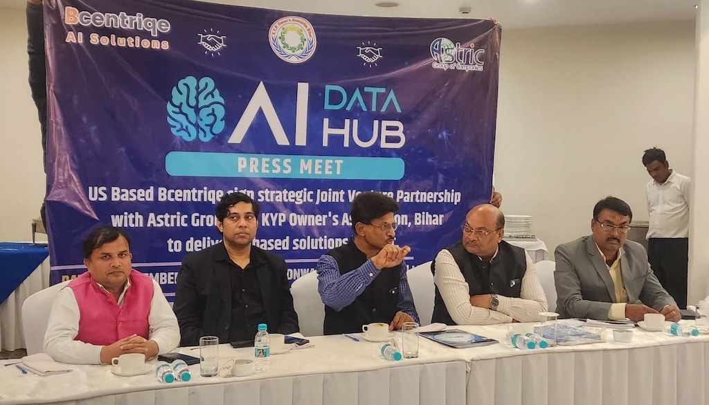 Bcentriqe.AI Partners with Astric Solutions and KYP Owners Association to Drive AI Adoption in Bihar