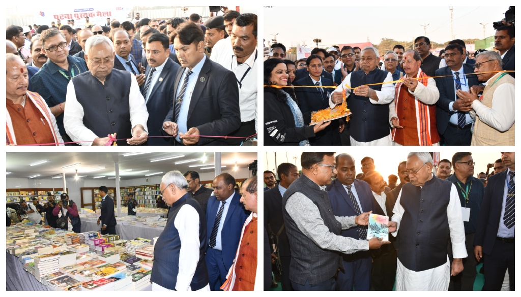 Bihar CM Nitish Kumar Inaugurates Patna Book Fair, Highlights Green Initiatives