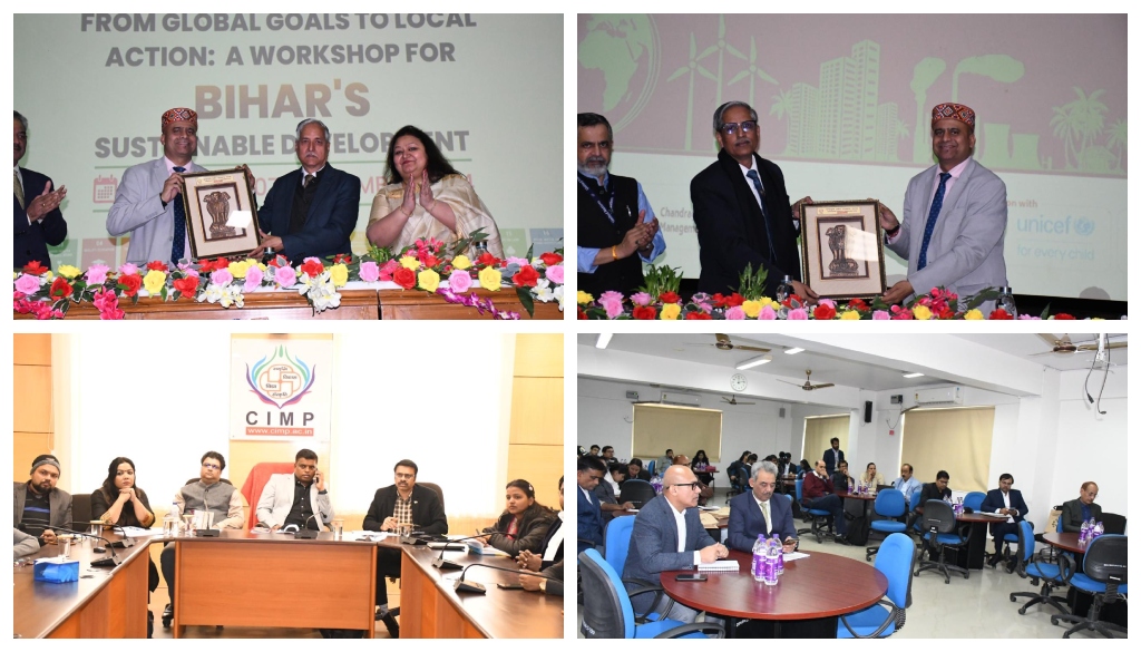 CIMP Hosts Workshop on Localising SDGs in Bihar with Support from NITI Aayog