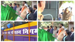 CM Nitish Flags Off 43 Deluxe Buses and Launches 'Hamara Bihar Hamari Sadak' Mobile App