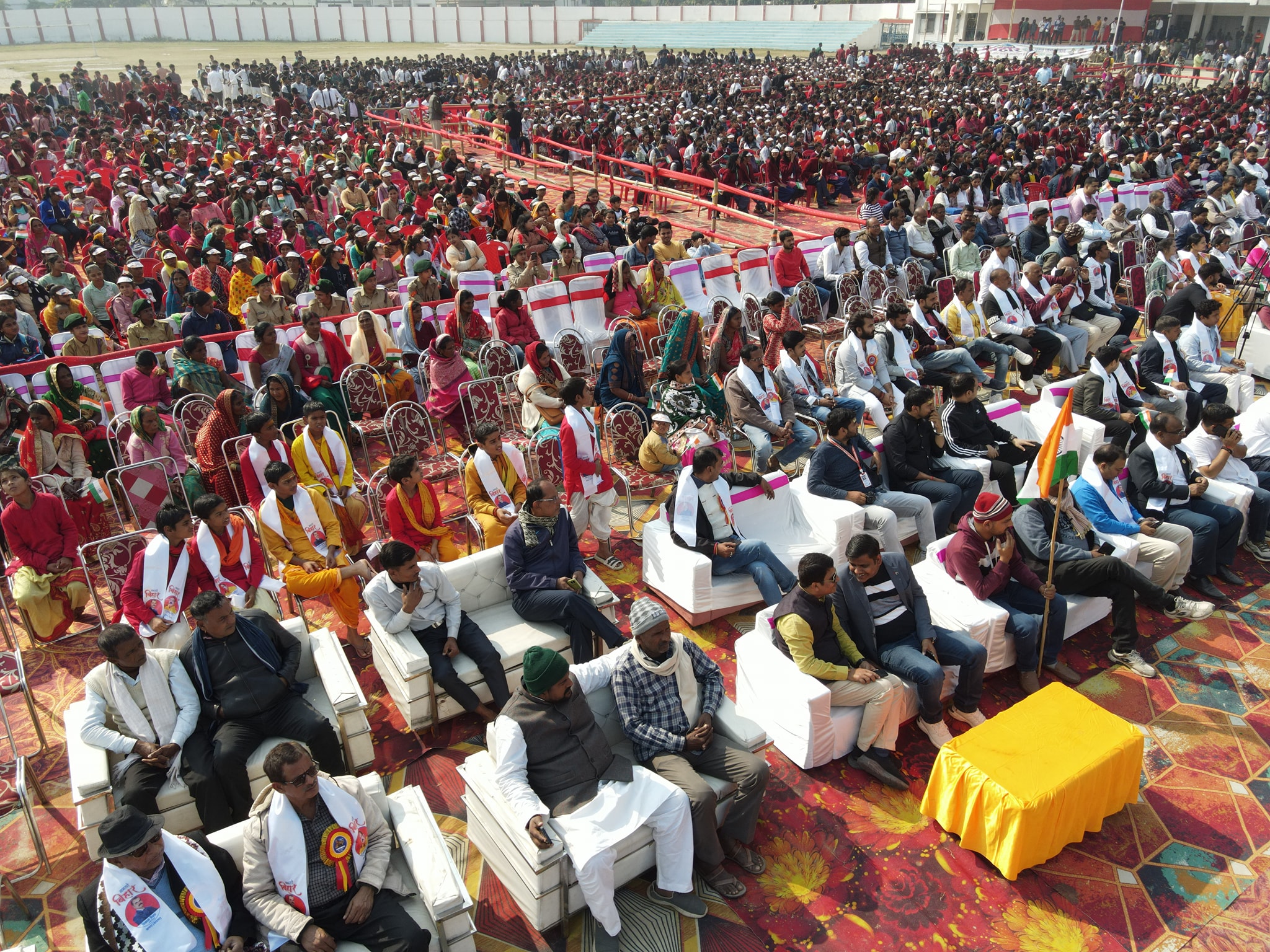 Thousands Gather in Chhapra for the Fourth Mega Public Dialogue of Let's Inspire Bihar Campaign