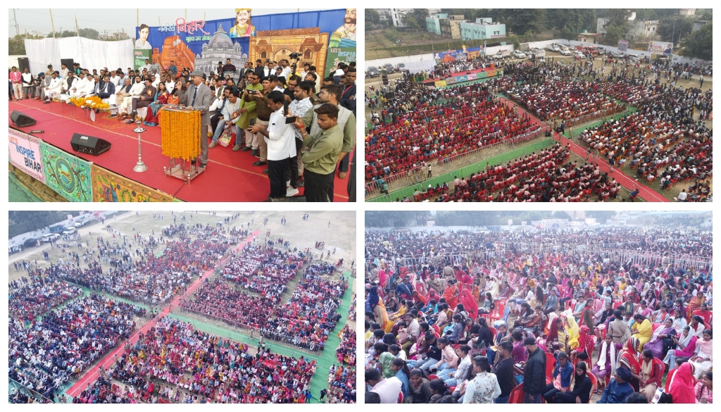 Vikas Vaibhav’s ‘Let’s Inspire Bihar’ Movement Gains Ground with 50,000-Strong Sasaram Rally