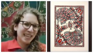 Alfonso Enrica from Italy Visits Madhubani to Learn Mithila Painting: Says Traditional Art Inspired Her