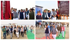 Minister Nitish Mishra Lays Foundation Stone for Digha Tourism Ghat Development in Patna