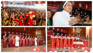 Patna Women's College Hosts Joyful Christmas Celebration with Cultural Performances