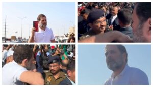 Rahul Gandhi Accused of Spreading Anarchy in UP, Stopped at Border by Police