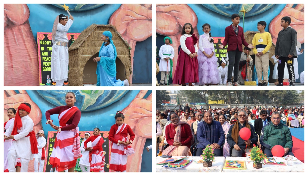 St. Michael's Primary Section Celebrates Christmas with Grandparents in Festive Spirit