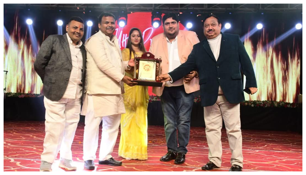 Ayodhya Festival Honours Bhojpuri Film Producer Nishant Ujjwal for Outstanding Contributions