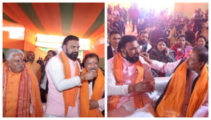 BJP Organizes Workers' Meet and Dahi Chuda Bhoj on Makar Sankranti in Patna