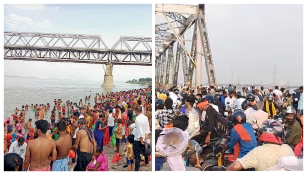 Thousands Take Holy Dip at Simaria Ghat in Begusarai for Mauni Amavasya