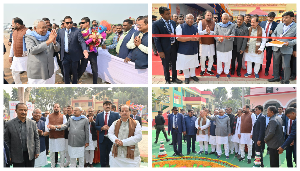 Bihar CM Nitish Kumar Inaugurates and Lays Foundation Stones for Projects Worth Rs. 299 Crore in Madhepura