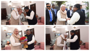 Bihar Governor Arif Mohammed Khan Visits MP Ravi Shankar Prasad’s Patna Residence for a Friendly Meeting and Discussion