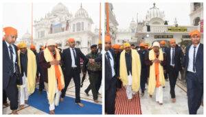 CM Nitish Kumar Pays Homage at Patna Sahib Gurudwara on Prakash Parv