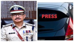 Bihar Police Crack Down on Fake Press and Police Stickers on Vehicles