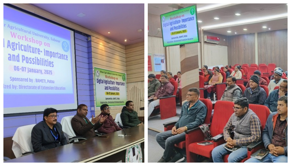 Digital Agriculture Workshop Held at BAU, Sabour to Promote Sustainable Farming in Bihar