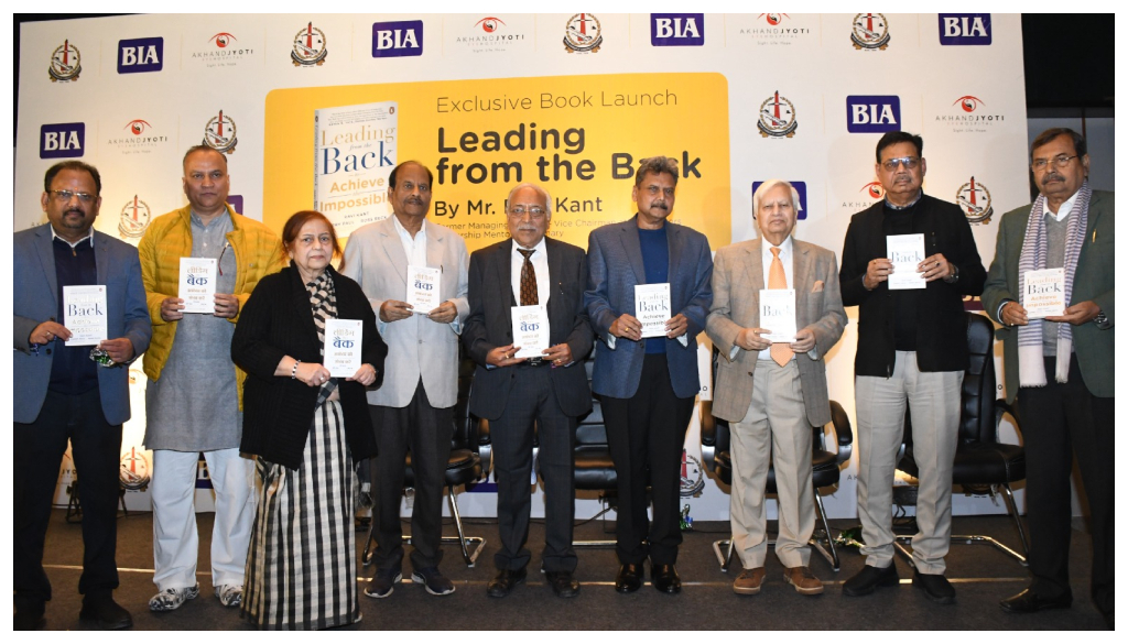 'Leading from the Back' Book Launched in Patna, Set to Redefine Leadership