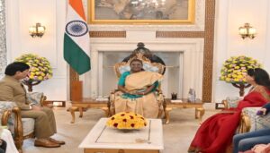 Shahnawaz Hussain Meets President Draupadi Murmu