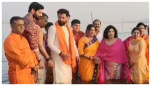 Chirag Paswan Takes Holy Dip at Mahakumbh, Praises CM Yogi for Grand Arrangements