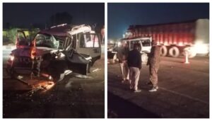 Three Killed, Four Injured as Devotees’ Vehicle Crashes Into Stationary Truck in Kaimur