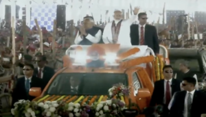 PM Modi In Bihar: Arrives On Stage In Open Jeep With CM Nitish Kumar Amid 'Mission Bihar