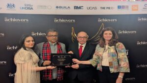 Bihar Minister Nitish Mishra Honoured at India-UK Achievers Awards in London