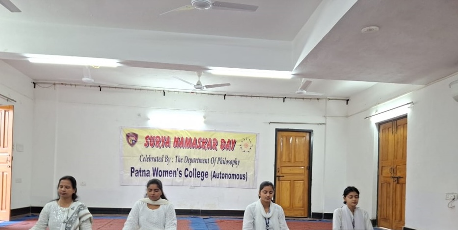 Patna Women’s College Observes Surya Namaskar Day to Promote Holistic Well-being