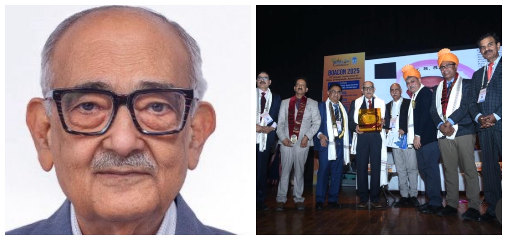 Dr S S Jha Honoured With Lifetime Achievement Award By Bihar Orthopaedic Association