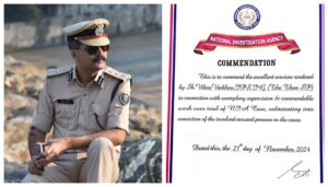 NIA Honours IPS Officer Vikas Vaibhav for Landmark Investigations