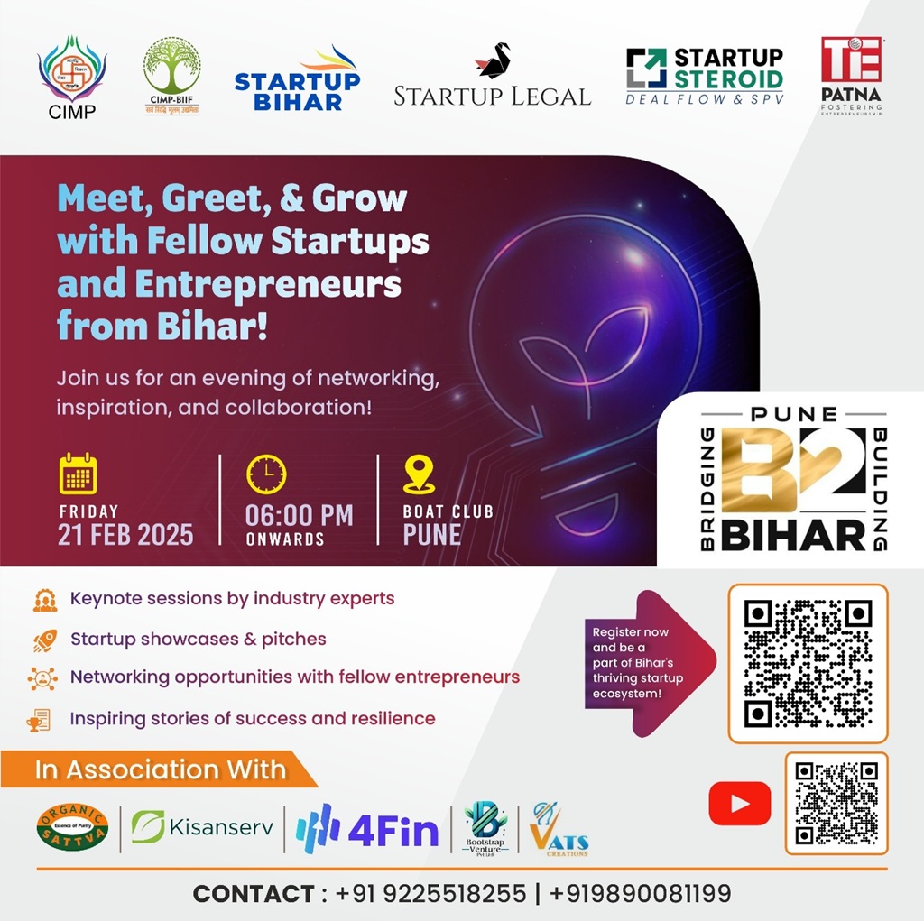 bihar startup meet in Pune