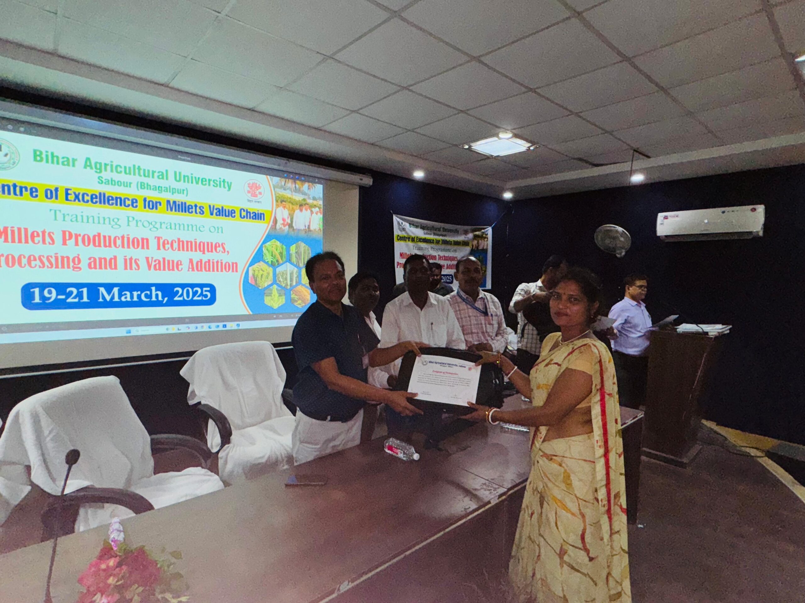 Bihar Agricultural University Hosts Training on Millet Production and Value Addition