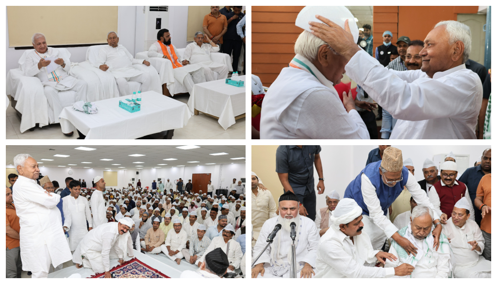 Bihar CM Nitish Kumar Hosts Dawat-e-Iftar, Emphasizes Communal Harmony in Bihar