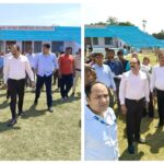 Officials Inspect Sports Infrastructure in Begusarai and Bhagalpur Ahead of Khelo India Youth Games 2025