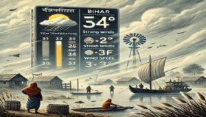 Strong Winds and Temperature Dip in Bihar; Light Rain Likely on March 8-9