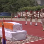 Martyred BSF Officer Imtiaz’s Mortal Remains Brought to Patna; State Leaders Join Farewell Before Chapra Burial