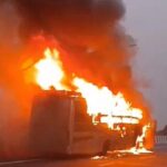 Five from Bihar Burnt Alive as Sleeper Bus Catches Fire Near Lucknow