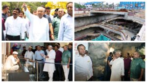 Bihar CM Nitish Kumar Reviews Museum Tunnel Project in Patna