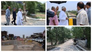 Bihar CM Nitish Kumar Reviews Road Widening Projects in Patna, Inspects Metro Rail Progress