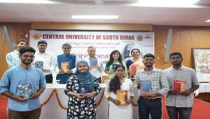 Author Renu Hussain Honoured at Central University of South Bihar on Tagore’s Birth Anniversary