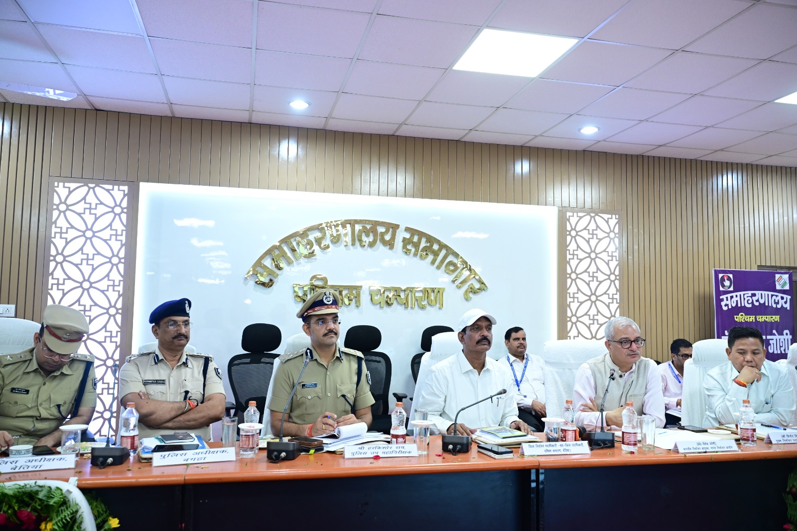 Election Commissioner Dr Vivek Joshi Reviews Bihar 2025 Poll Preparations in Champaran Districts