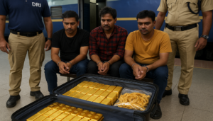 Three Maharashtra Residents Held With 20kg Smuggled Gold Worth Rs 18 Crore at Bihar’s Chhapra Station
