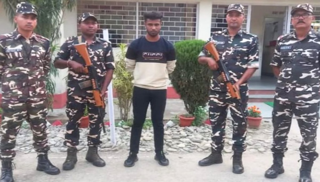 SSB Arrests Bangladeshi Youth Illegally Entering India Via Indo-Nepal Border in Kishanganj