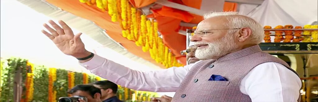 PM Modi Arrives in Patna, Set to Inaugurate New Airport Terminal and Lead Roadshow