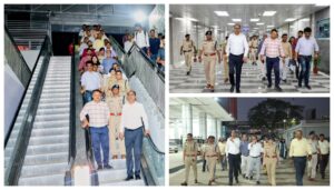 District Magistrate, Municipal Commissioner Inspect New Multimodal Hub and Subway Near Patna Junction