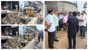 Patna Municipal Commissioner conducts surprise inspection of Saidpur Samp and Bakarganj Nala
