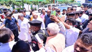 Bihar CM Nitish Kumar Makes Surprise Visit to JD (U) Office During Spokespersons' Meeting