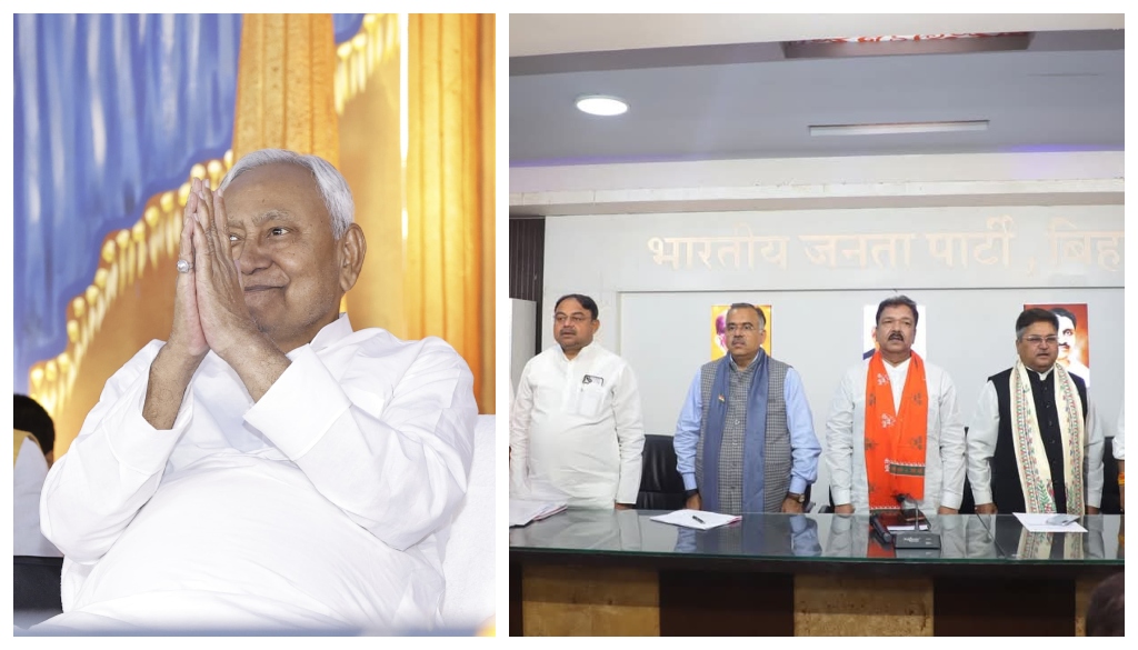 Nitish’s Double Huddle: First With BJP, Then With JD(U) to Set Poll Agenda