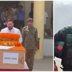 Tributes Pour In as Mortal Remains of Martyr Ram Babu Singh Reaches Patna; Tejashwi Yadav Leads Homage